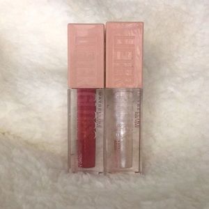 Two Maybelline Lifter Lipglosses in Petal and Pearl